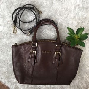 Authentic Cole Haan genuine leather sling bag